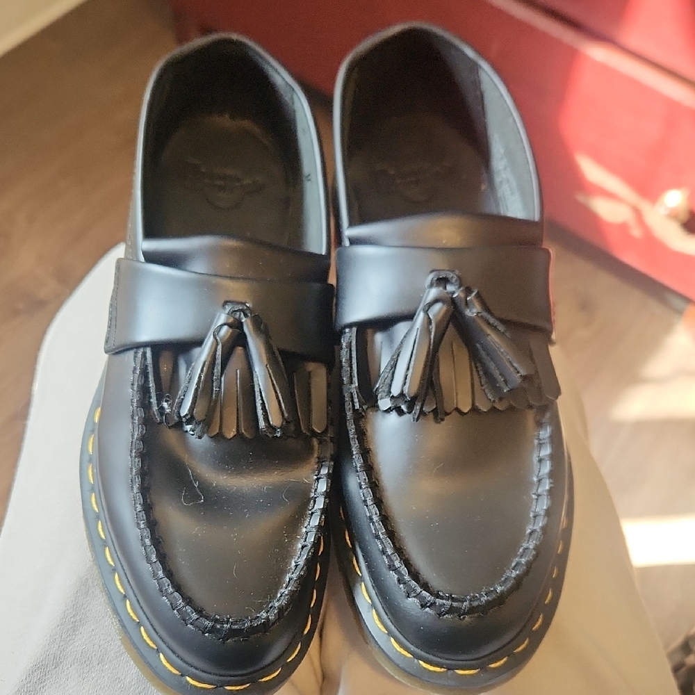 Dr Martens Black Tassel Loafers